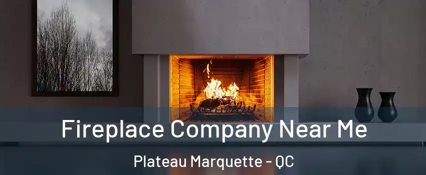 Fireplace Company Near Me Plateau Marquette - QC