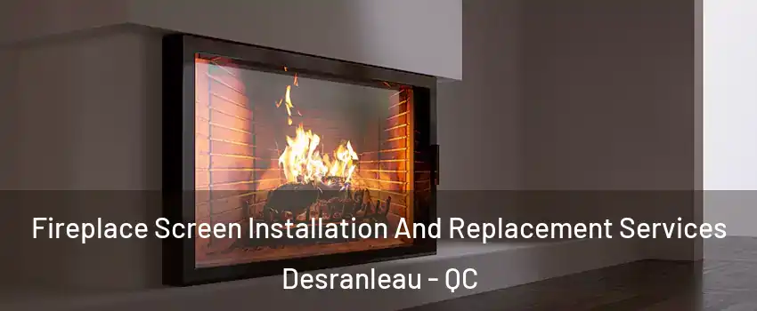  Fireplace Screen Installation And Replacement Services Desranleau - QC