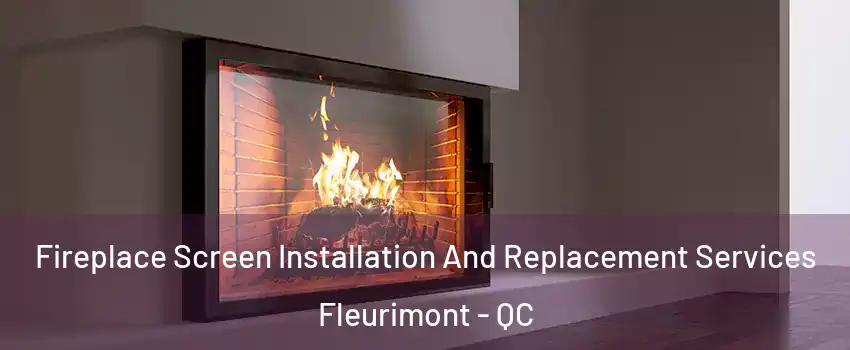 Fireplace Screen Installation And Replacement Services Fleurimont - QC
