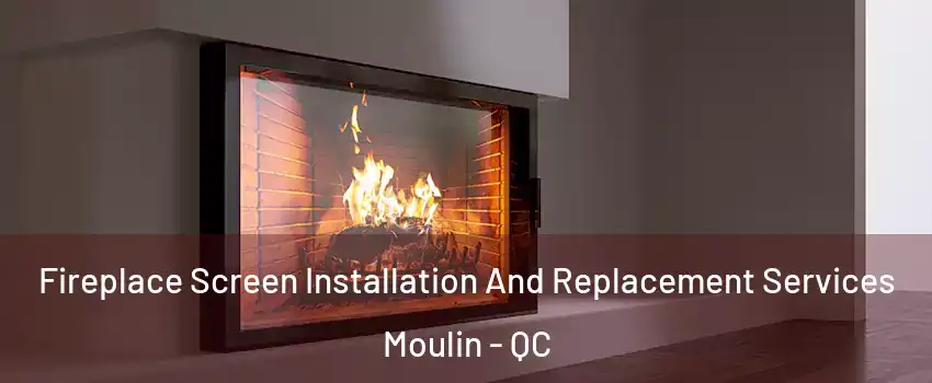 Fireplace Screen Installation And Replacement Services Moulin - QC