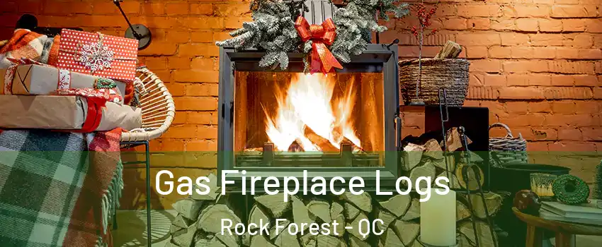  Gas Fireplace Logs Rock Forest - QC