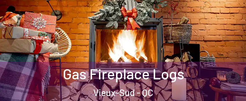  Gas Fireplace Logs Vieux-Sud - QC