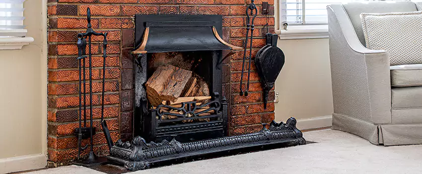 Vintage-style Fireplace Redesign in Sherbrooke, Quebec