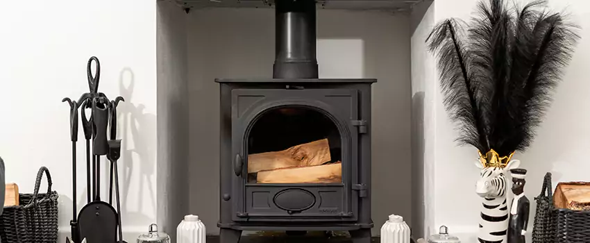 Thelin Hearth Products Providence Pellet Insert Fireplace Installation in Sherbrooke, QC