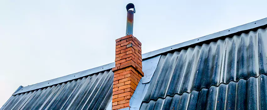 Aluminium Chimney Flashing Repair in Sherbrooke, QC