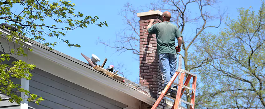 Chimney Crown Repair in Sherbrooke, Quebec
