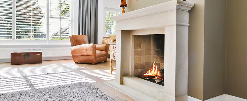 Osburn Fireplace Chimney's Top Damper Installation in Sherbrooke, QC