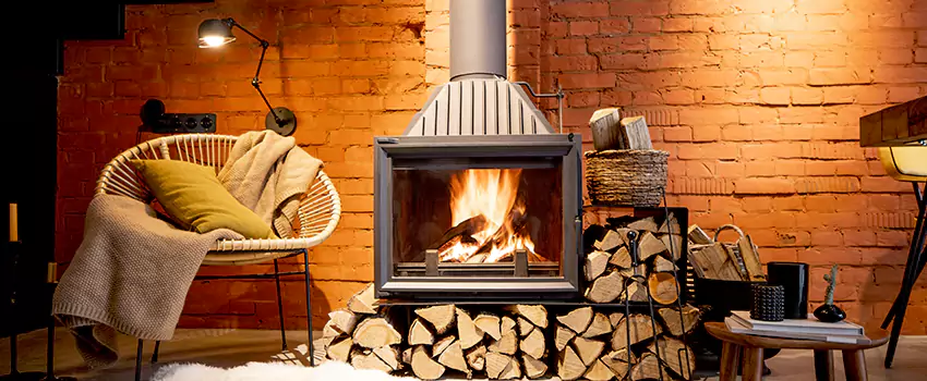 Pellet Stove Chimney Pipe Brackets Installation in Sherbrooke, QC