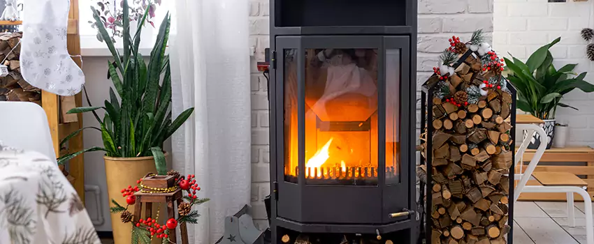 Thelin Hearth Products Direct Vent Gas Stove Fireplace Inspection in Sherbrooke, QC
