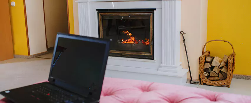 Valor Outdoor Gas Fireplace in Sherbrooke, Quebec