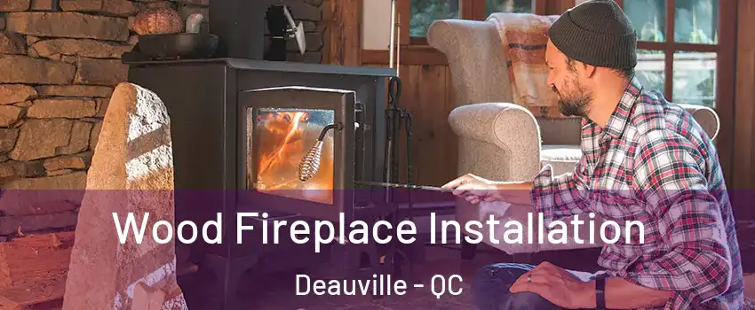  Wood Fireplace Installation Deauville - QC